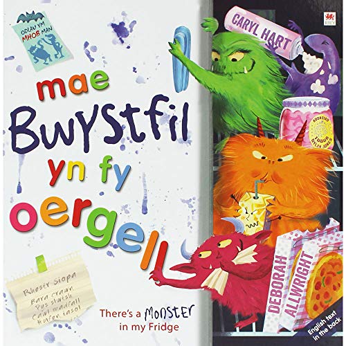 Imagen de archivo de Mae Bwystfil Yn Yr Oergell! / There's a Monster in My Fridge! a la venta por WorldofBooks