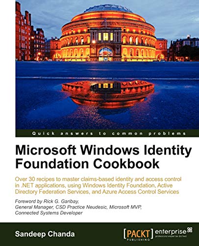 Imagen de archivo de Microsoft Windows Identity Foundation Cookbook a la venta por HPB-Red