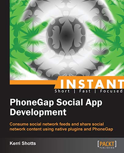 9781849696289: Phonegap Social App Development