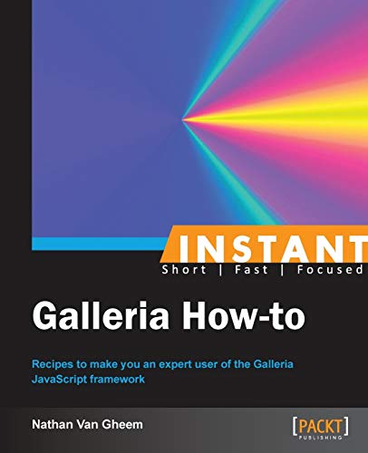 9781849696609: Instant Galleria How-to