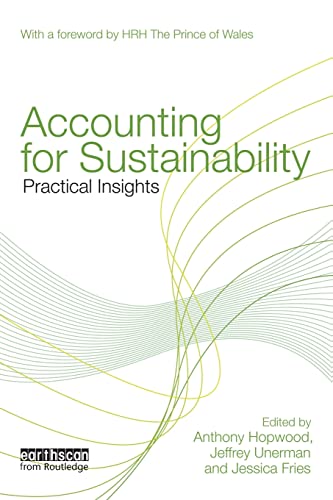 Stock image for Accounting for Sustainability : Practical Insights for sale by Better World Books: West