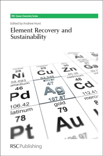 Imagen de archivo de Element Recovery and Sustainability a la venta por Revaluation Books