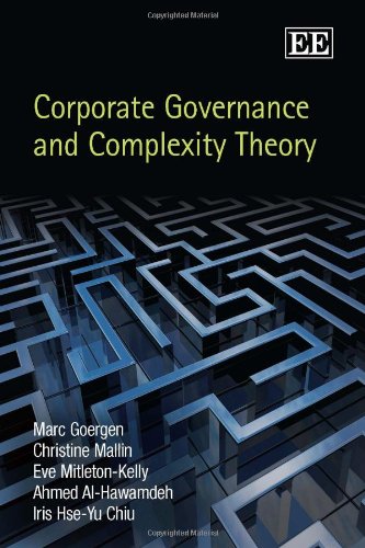 Beispielbild fr Corporate Governance and Complexity Theory zum Verkauf von Books From California