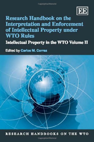 Imagen de archivo de Research Handbook on the Interpretation and Enforcement of Intellectual Property Under WTO Rules a la venta por Books Puddle