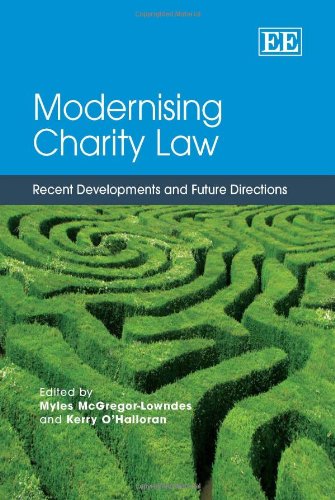 Beispielbild fr Modernising Charity Law : Recent Developments and Future Directions zum Verkauf von Better World Books Ltd