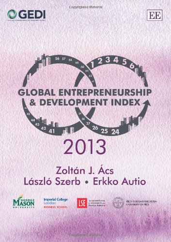 Beispielbild fr Global Entrepreneurship and Development Index 2013 zum Verkauf von Romtrade Corp.