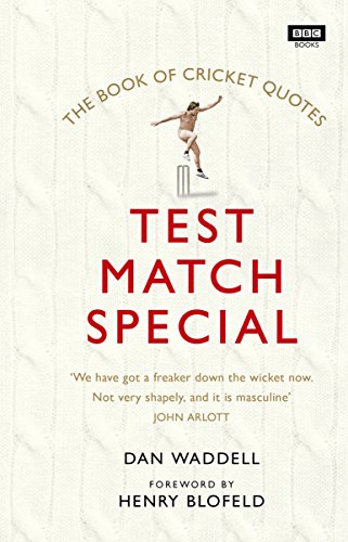 Stock image for The Test Match Special Book of Cricket Quotes for sale by WorldofBooks