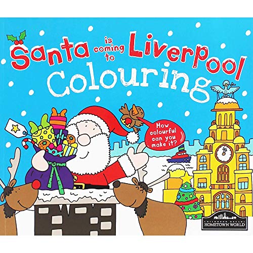 Beispielbild fr Santa is Coming to Liverpool Colouring zum Verkauf von WorldofBooks