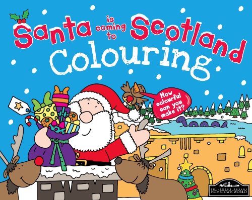 9781849935937: Santa is Coming to Scotland Colouring (Santa Colouring Book)