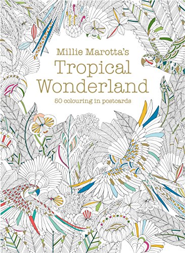Beispielbild fr Millie Marotta's Tropical Wonderland Postcard Box: 50 beautiful cards for colouring in: 12 zum Verkauf von WorldofBooks