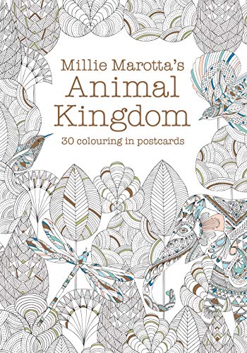 Stock image for Millie Marotta's Animal Kingdom Postcard Book: 30 Beautiful Cards for Colouring in (Colouring Books) for sale by Goldstone Books