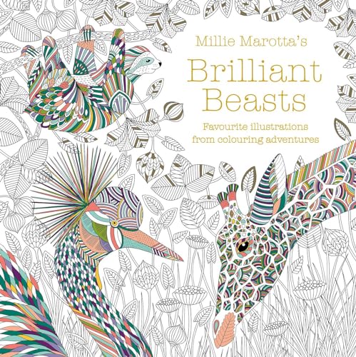 Imagen de archivo de Millie Marotta's Brilliant Beasts: A collection for colouring adventures a la venta por HPB Inc.