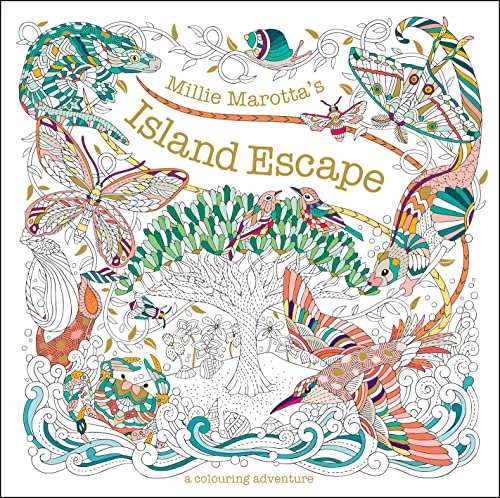 Beispielbild fr Millie Marotta's Island Escape: A Colouring Adventure zum Verkauf von WorldofBooks