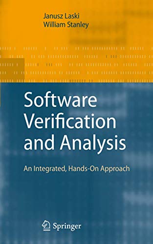 Beispielbild fr Software Verification and Analysis: An Integrated, Hands-On Approach zum Verkauf von Ria Christie Collections