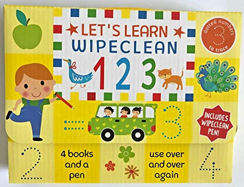 Beispielbild fr Pre-School / Reception Kids Lets Learn wipe clean 123 Learning Pack Ages 3+ zum Verkauf von WorldofBooks