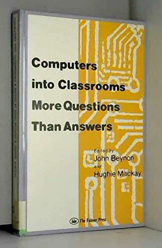 Stock image for Computers Into Classrooms: More Questions Than Answers for sale by Anybook.com