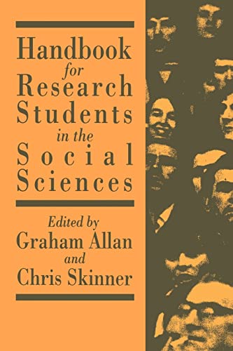 9781850009368: Handbook for Research Students in the Social Sciences