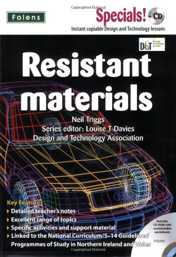 Beispielbild fr Secondary Specials! +CD: Design and Technology: Resistant Materials (Specials! +CD) zum Verkauf von WorldofBooks