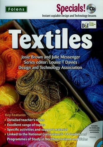 Stock image for Secondary Specials! +CD: Design and Technology: Textiles (Specials! +CD) for sale by AwesomeBooks