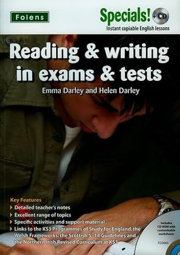 Stock image for English - Reading & Writing in Exams & Tests (Secondary Specials! + CD) [Paperback] Emma Darley and Helen Darley for sale by Re-Read Ltd