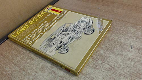 Stock image for Land Rover Diesel Series IIA and III 1958-85 Owner's Workshop Manual (Service & repair manuals) for sale by Hanselled Books