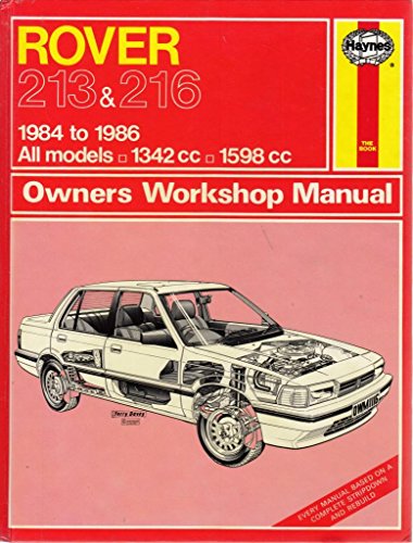 Stock image for Rover 213 and 216 1984-86 Owner's Workshop Manual for sale by WorldofBooks