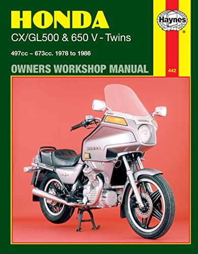 Imagen de archivo de Honda CX/GL500 &amp; 650 V-Twins Owners Workshop Manual a la venta por Blackwell's