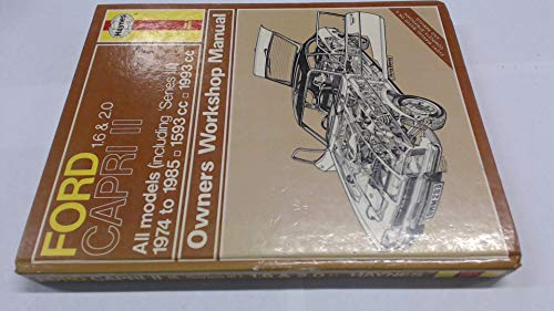 9781850101680: Ford 1600 and 2000 Capri II (Including Series III) 1974-85 Owner's Workshop Manual