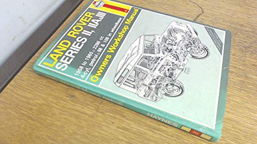 9781850101826: Land Rover Series 2, 2A and 3 1958-85 Owner's Workshop Manual