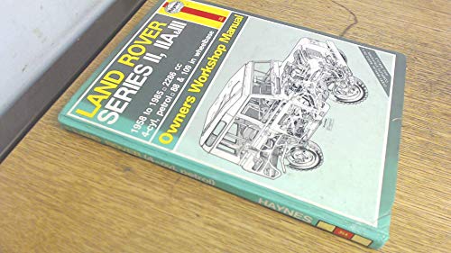 9781850101826: Land-Rover Owners Workshop Manual/Series Ii, Iia & III