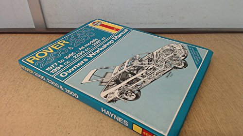 Imagen de archivo de Rover 2000, 2300 and 2600 1977-85 Owner's Workshop Manual a la venta por WorldofBooks