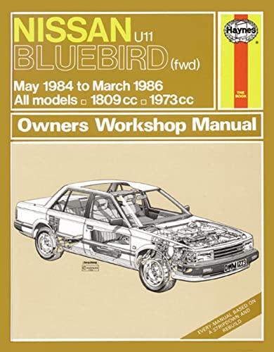 Stock image for Nissan U11 Bluebird 1984-86 All Models Owner's Workshop Manual for sale by Better World Books Ltd