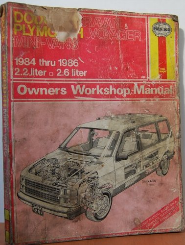 Beispielbild fr Dodge Caravan and Plymouth Voyager Mini-Vans Owners Workshop Manual zum Verkauf von RareNonFiction, IOBA