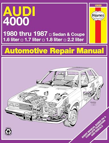 Beispielbild fr Audi 4000 '80'87 (Automotive Repair Manual) zum Verkauf von BookMarx Bookstore