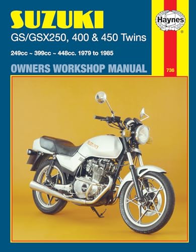 Imagen de archivo de Suzuki GS &amp; GSX 250, 400 &amp; 450 Twins Owners Workshop Manual a la venta por Blackwell's