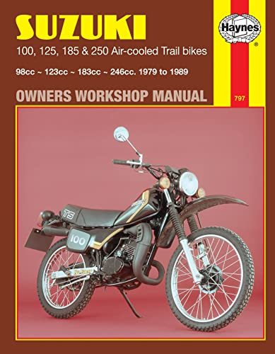 Beispielbild fr Suzuki 100, 125, 185 and 250cc Trail Bikes 1979-89 Owner's Workshop Manual (Motorcycle Manuals) zum Verkauf von Monster Bookshop