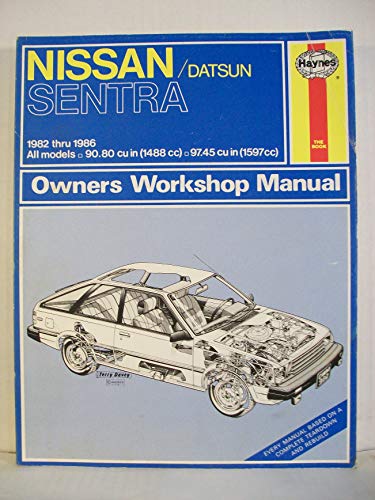 Beispielbild fr Nissan Owners Workshop Manual: Nissan Sentra 1982 Thru 1986, All Models zum Verkauf von BOOK'EM, LLC