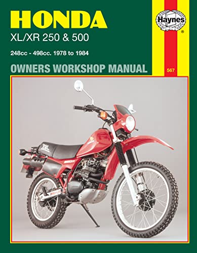 Honda XL / XR '78'84 (Owners' Workshop Manual) (9781850102687) by Haynes