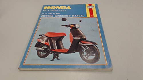 Honda NE and NB50 Vision 1985-86 Owner's Workshop Manual (9781850102786) by Pete Shoemark