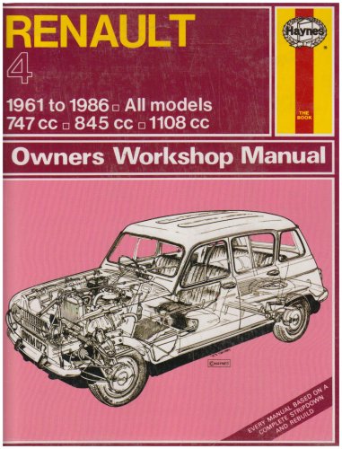 Renault 4 (1961-1986) (Classic Reprints: Owner's Workshop Manual) (9781850102991) by J.H. Haynes