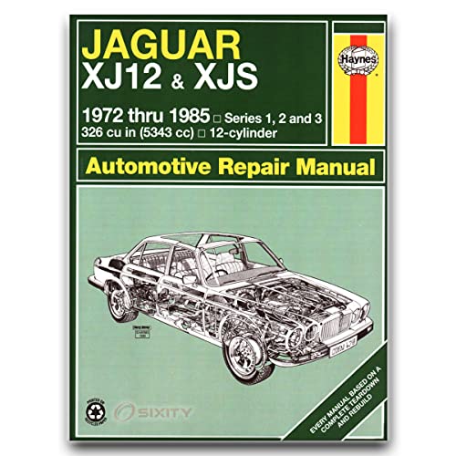 Imagen de archivo de Jaguar XJ12 & XJS 1972 thru 1985: Series 1, 2 and 3 (Haynes Manuals) a la venta por R. Rivers Books