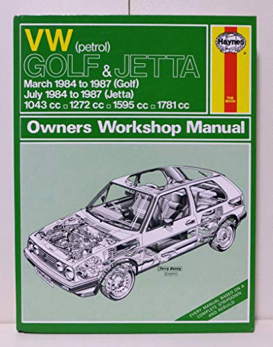 Volkswagen (Petrol) Golf and Jetta, 1984-87 Owner's Workshop Manual (9781850103486) by Ian Coomber