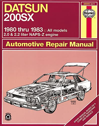 Imagen de archivo de Datsun 200sx 1980 Thru 1983 a la venta por ThriftBooks-Dallas