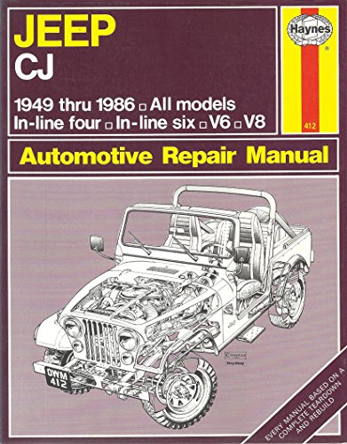 Imagen de archivo de Jeep Cj Owners Workshop Manual a la venta por ThriftBooks-Dallas
