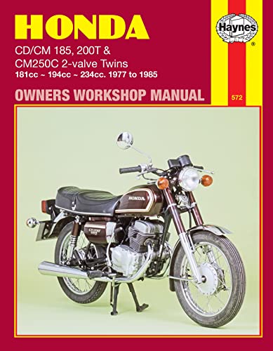 Imagen de archivo de Honda CD/CM 185, 2007 &amp; CM250C 2-Valve Twins Owners Workshop Manual a la venta por Blackwell's