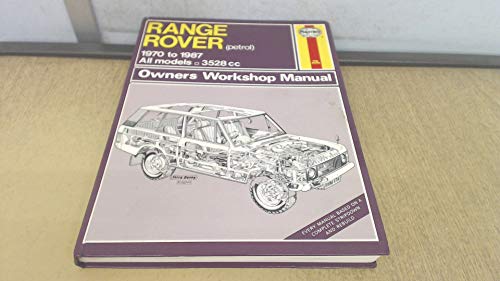 Imagen de archivo de Range Rover Owner's Workshop Manual a la venta por Stephen White Books