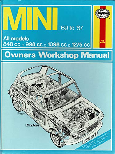 Imagen de archivo de Mini Owners Workshop Manual All Models 69 to 87 a la venta por West End Books