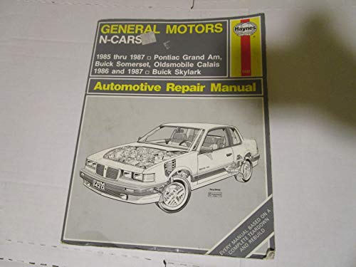 Stock image for General Motors N-cars owners workshop manual for sale by HPB-Ruby
