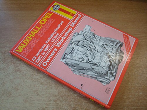 Vauxhall/Opel Diesel Engine 1.6 (Including Bedford) 1982-87 Owner's Workshop Manual - Minter, Matthew