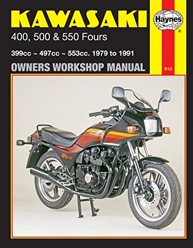 Haynes Kawasaki 400, 500, & 550 Fours Owners' Workshop Manual, No. M910: 1979-1991